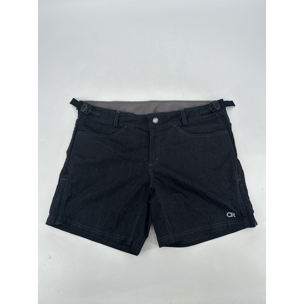Club CR Ride Shorts Eden Raven Women's Size Large Black Spandex